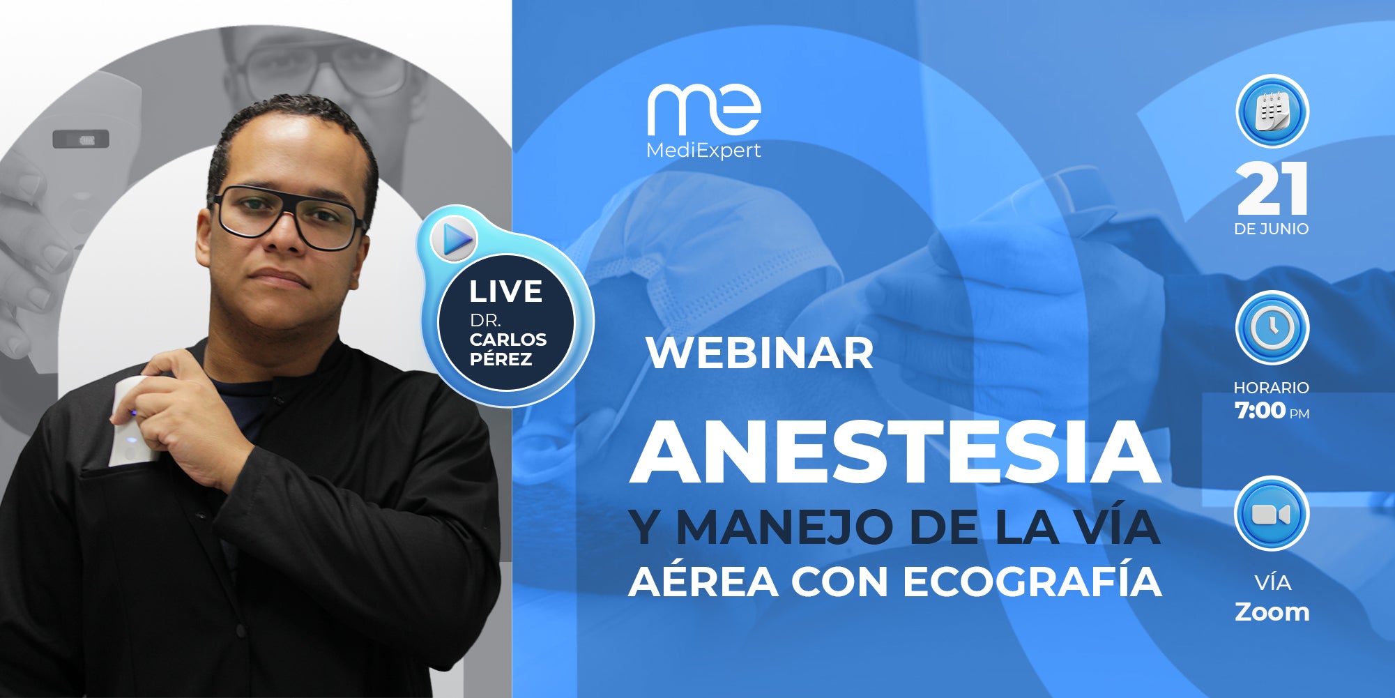 Webinar Anestesia y Manejo de la Vía Aérea con Ecografía